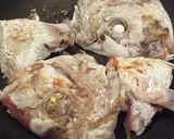 鯛のアラの豆板醤炊き込みご飯作り方3写真