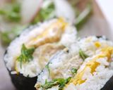 朝食・ランチにも♬てりたま♡おにぎらず作り方5写真