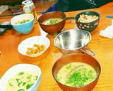 マグロ漁師流殻ﾂｷﾍﾞﾋﾞｰﾎﾀﾃ味噌汁作り方8写真