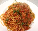 シェフ直伝　干エビワタリガニスパゲティー作り方8写真