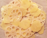 粉なし＊れんこんとじゃがいもの和風ピザ作り方2写真