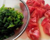 中華味♪ほうれん草のトマたまソテー作り方1写真