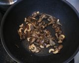 春菊ときのこのサラダ作り方2写真