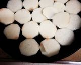 長芋と白菜の玉子とじ焼き作り方1写真