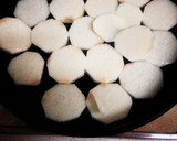 長芋と白菜の玉子とじ焼き作り方1写真