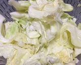 芯まで食べよ♪②春キャベツ塩コショウ炒め作り方1写真