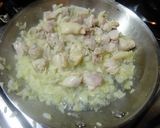 鶏肉とマッシュルームのリゾット作り方2写真