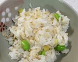 簡単きれい！たくわんと枝豆の混ぜご飯作り方3写真