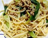 春です♪葉たまねぎのカレーパスタ！作り方5写真