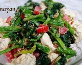 無塩料理☆ほうれん草トマト豆腐の胡麻和え作り方4写真