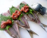 いわしの梅肉大葉包み揚げ♪作り方1写真