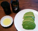 アボカドをバルサミコ酢で作り方1写真