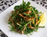 ちくわのナンプラー炒めで豆苗サラダ作り方5写真