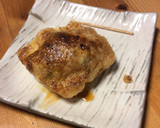 節約おつまみ油揚げのネギ生姜豆腐包み作り方4写真