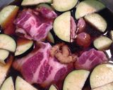 簡単☆休日に☆豚肉とナスのつけうどん作り方3写真