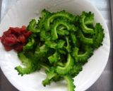 ゴーヤと豚肉☆梅ポンパスタ作り方3写真