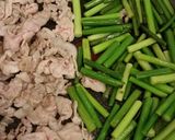 豚肉とにんにくの芽炒め作り方4写真