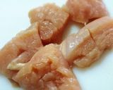 1人ランチにも♡鶏胸肉の照り焼き丼作り方1写真