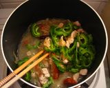 ゴーヤと豚肉☆梅ポンパスタ作り方5写真