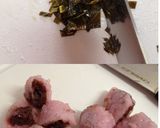 HBで！桜餅入り春色マーブルパン作り方1写真