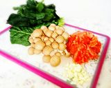 生鮭♡しめじとほうれん草の和風醤油パスタ作り方1写真