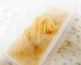 生鮭♡しめじとほうれん草の和風醤油パスタ作り方2写真