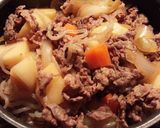 野菜の水分だけでほくほく肉じゃが♡作り方7写真