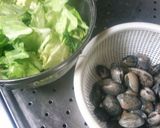 あさりとキャベツの酒蒸し作り方1写真