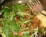 シャキシャキ水菜の鮭チャーハン♪作り方5写真