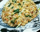 シャキシャキ水菜の鮭チャーハン♪作り方6写真