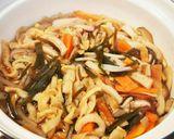 切り干し大根とわらびの炊いたん作り方4写真