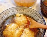 青じそ生姜風味♡とろろの鶏団子スープ作り方3写真