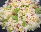 レタスのシャキシャキ簡単☆チャーハン作り方3写真