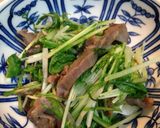 豚肉と水菜のポン酢炒め☆作り方3写真