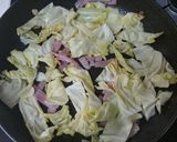 安い　かんたん　キャベツのペペロンチーノ作り方3写真