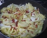 安い　かんたん　キャベツのペペロンチーノ作り方5写真