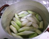 簡単♪朝食　豆腐　長ねぎ　ワカメの味噌汁作り方3写真