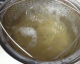 明太子とキノコのパスタ レモン醤油味作り方2写真