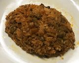 一人ご飯★肉まんの具でオムライス作り方5写真