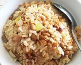 一人ご飯★肉まんの具でオムライス作り方11写真
