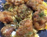 フライパンで作るカツ丼風 鳥のから揚げ丼作り方8写真