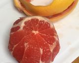 香り爽やかグレープフルーツのシロップ作り方1写真