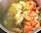 セロリ大量消費☆あったかセロリスープ作り方6写真