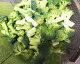 ブロッコリーのカルボナーラソース和え作り方1写真