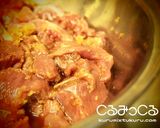 鹿肉（鶏肉）のサクサクくるみ衣揚げ作り方3写真