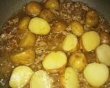 新じゃがのひき肉あんかけ☆作り方4写真