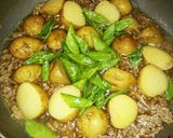 新じゃがのひき肉あんかけ☆作り方5写真
