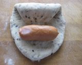 胡麻とチーズのウインナーパン作り方3写真