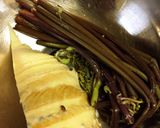簡単！たけのことわらびの炊き込みご飯作り方1写真