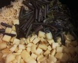 簡単！たけのことわらびの炊き込みご飯作り方4写真